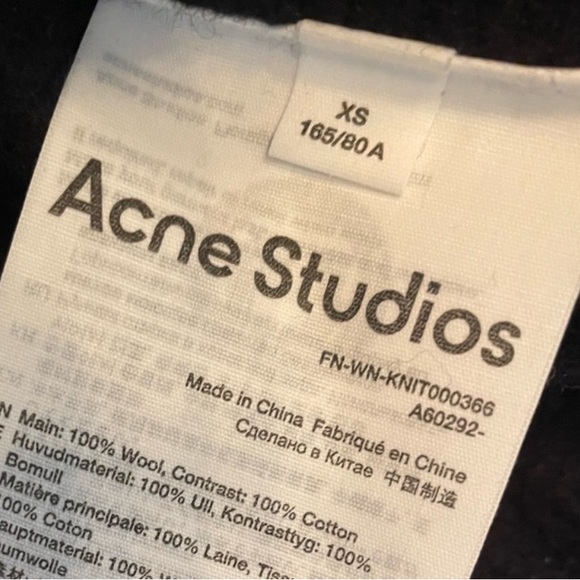 Acne Studios Mock Neck Sweater Size XS - Picture 2 of 4